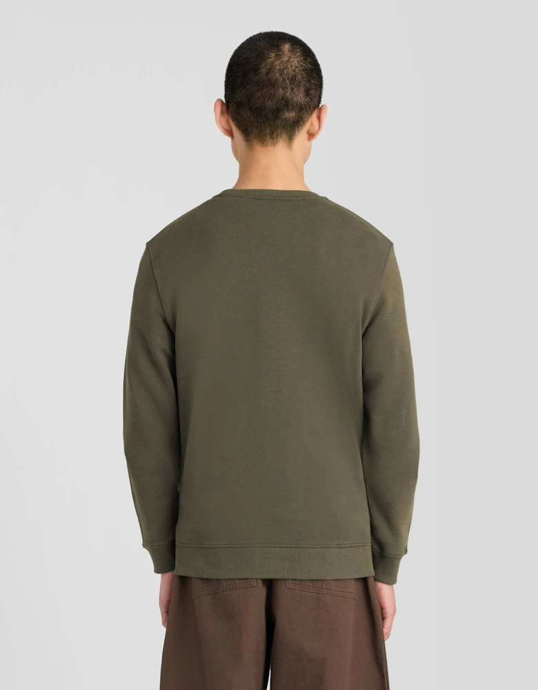 Cotton Crew Neck Sweatshirt