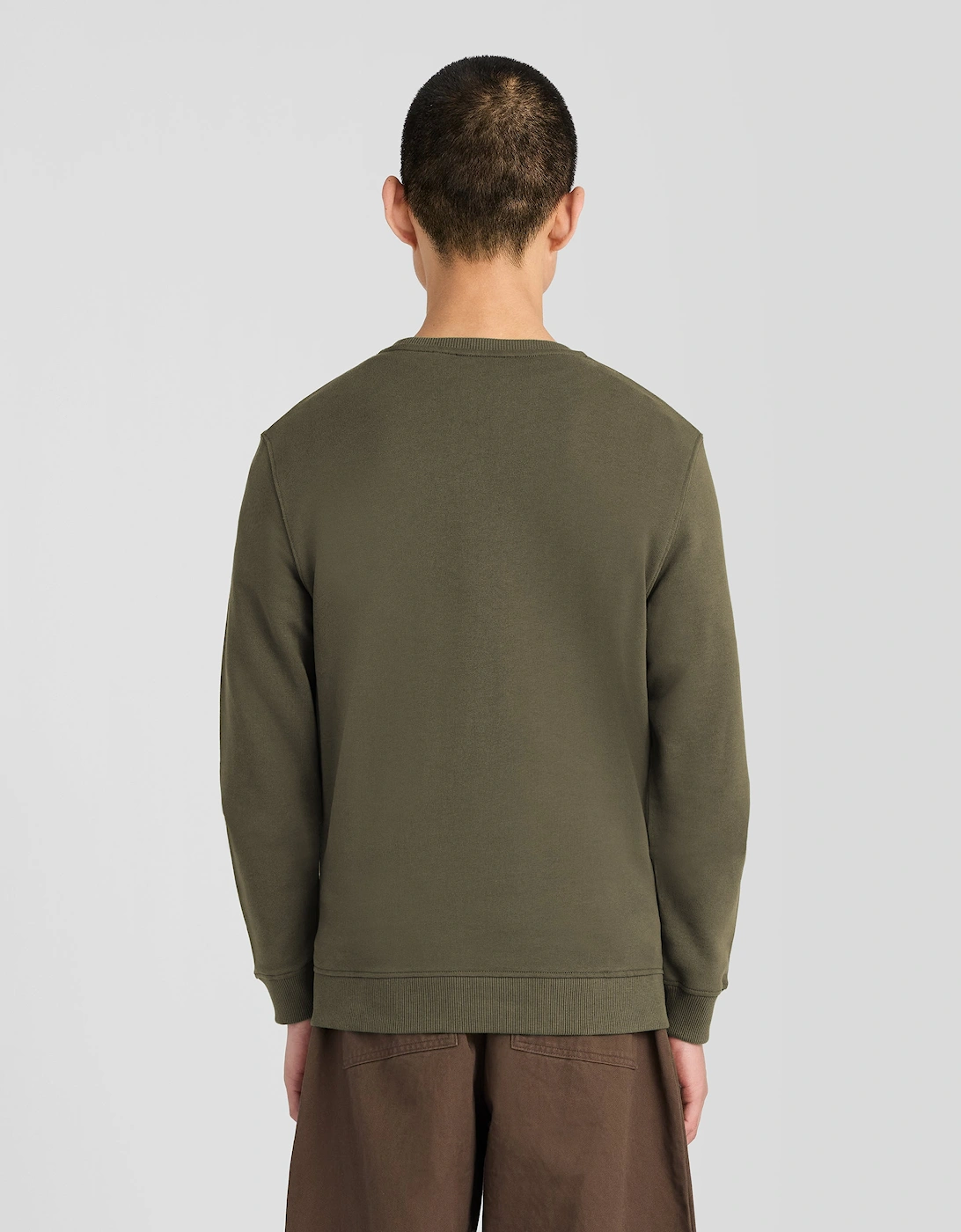 Cotton Crew Neck Sweatshirt