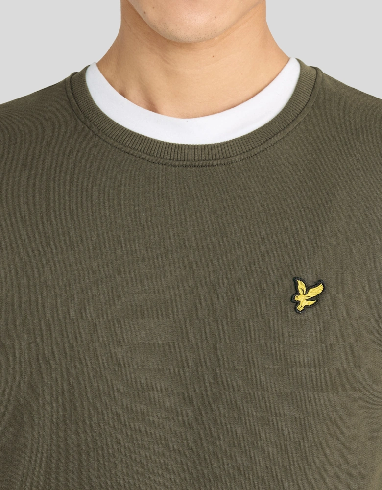 Cotton Crew Neck Sweatshirt