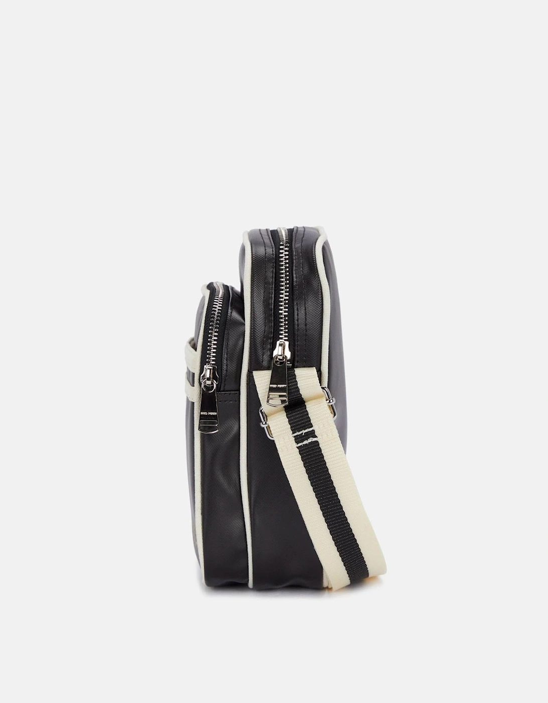 Fred Perry Classic Side Bag - Black/Ecru D57