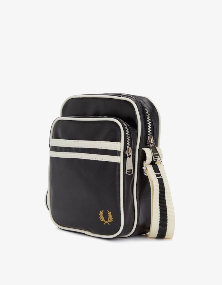 Fred Perry Classic Side Bag - Black/Ecru D57