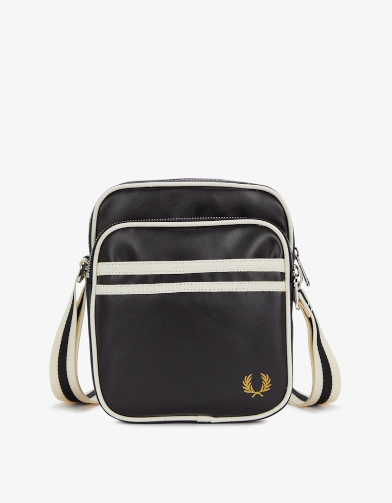 Fred Perry Classic Side Bag - Black/Ecru D57
