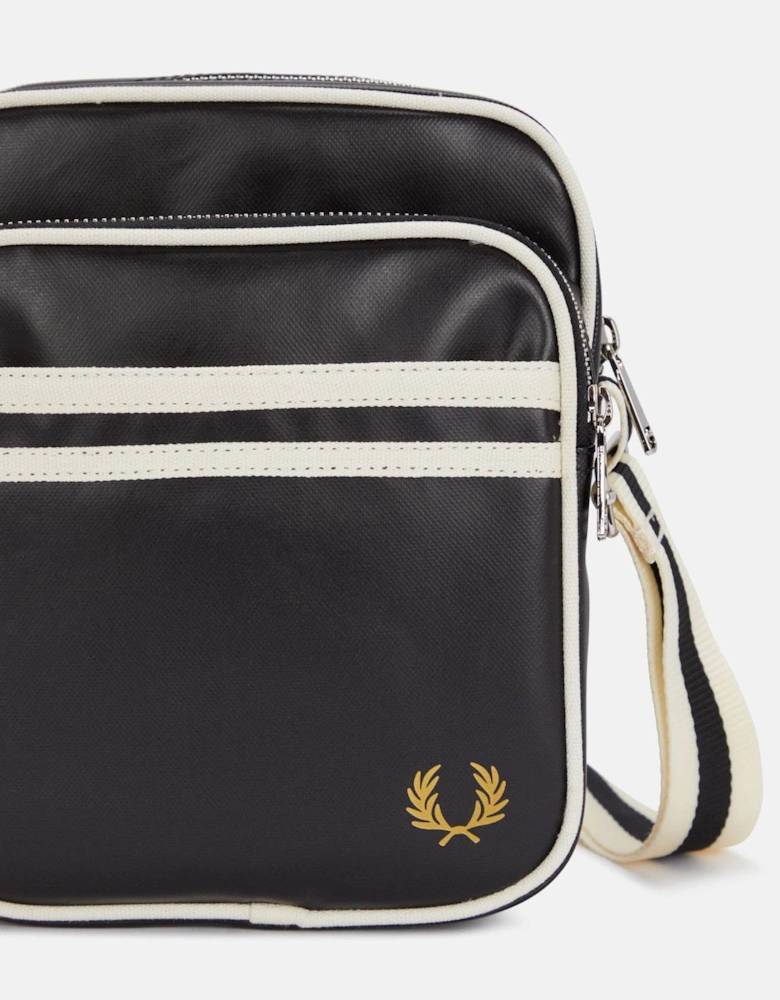 Fred Perry Classic Side Bag - Black/Ecru D57