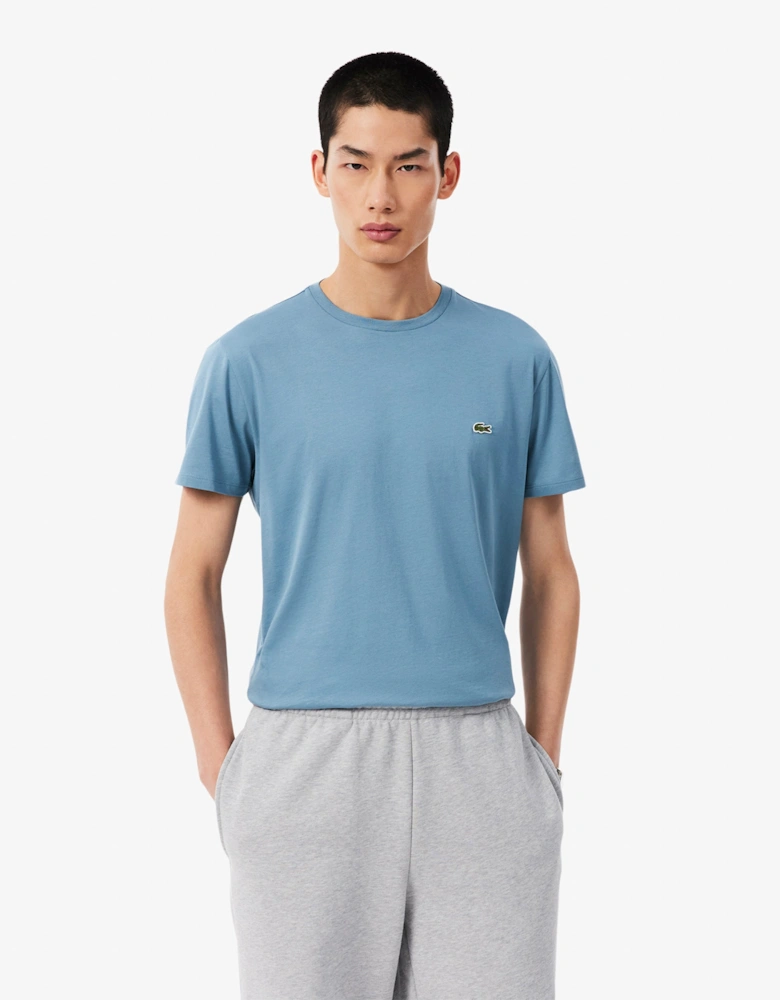 Lacoste Mens Crew Neck Pima Cotton Jersey T-Shirt - Aral 57I