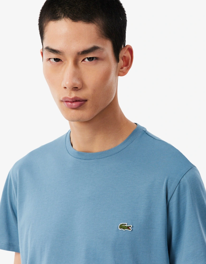 Lacoste Mens Crew Neck Pima Cotton Jersey T-Shirt - Aral 57I