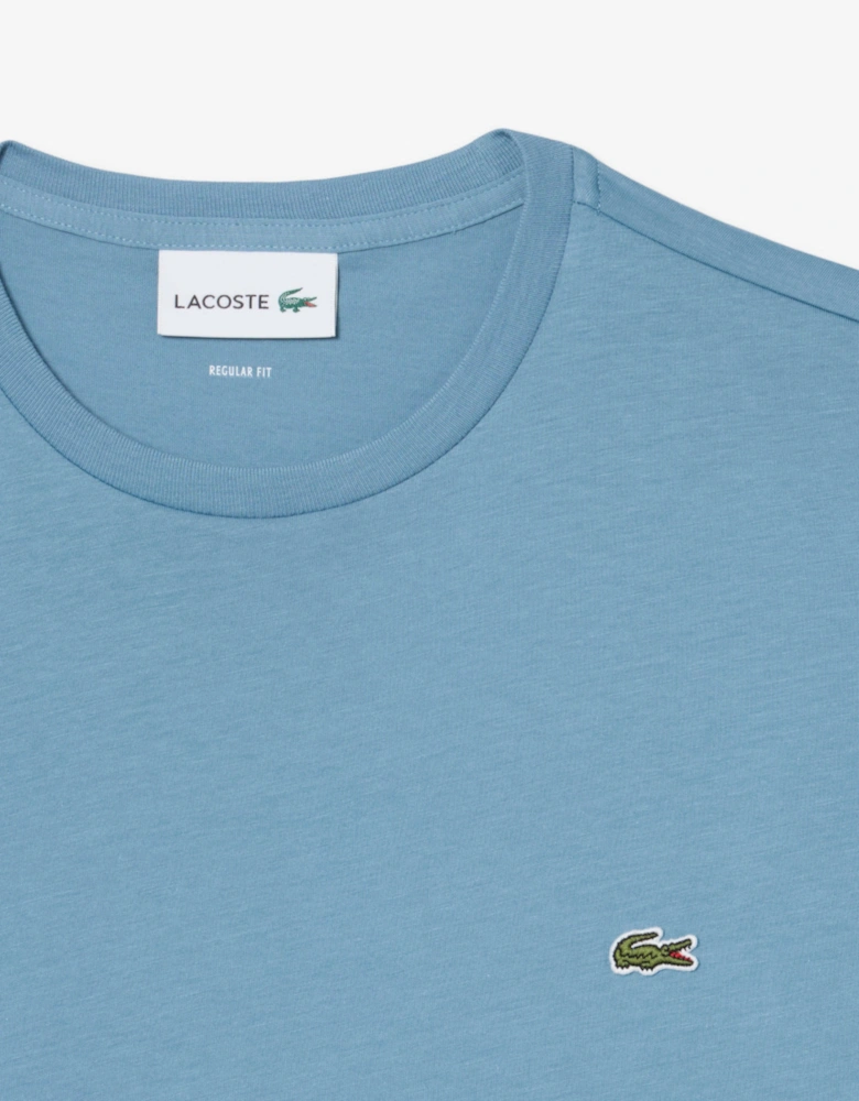 Lacoste Mens Crew Neck Pima Cotton Jersey T-Shirt - Aral 57I