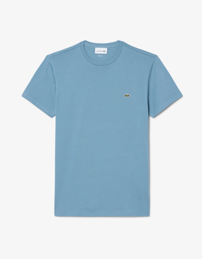 Lacoste Mens Crew Neck Pima Cotton Jersey T-Shirt - Aral 57I