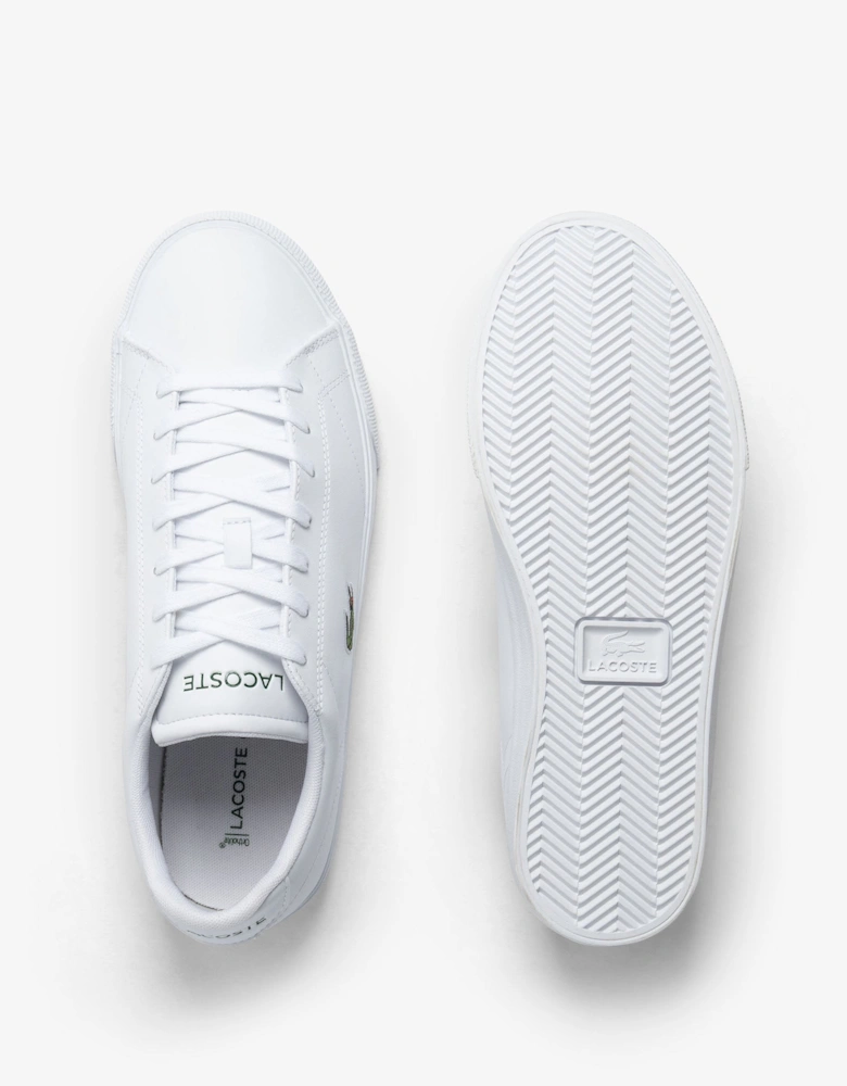 Lacoste Lerond Set Men Vulcanised Trainers - White/White 21G
