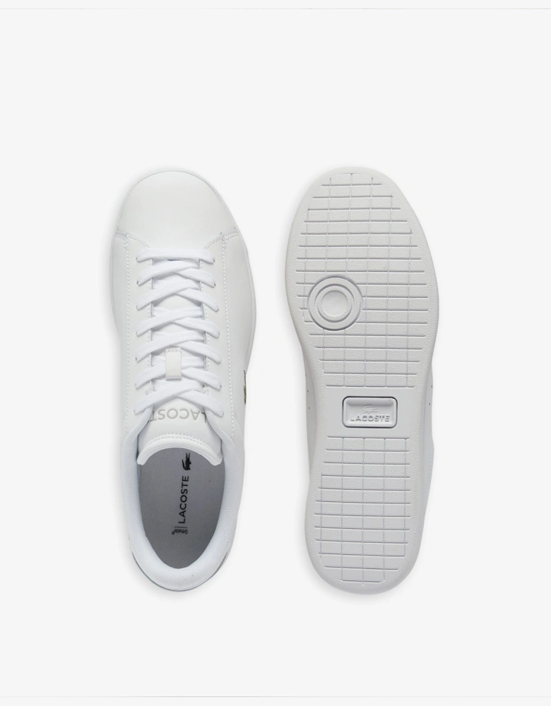 Lacoste Carnaby Set Mens Court Trainers - White/White 21G