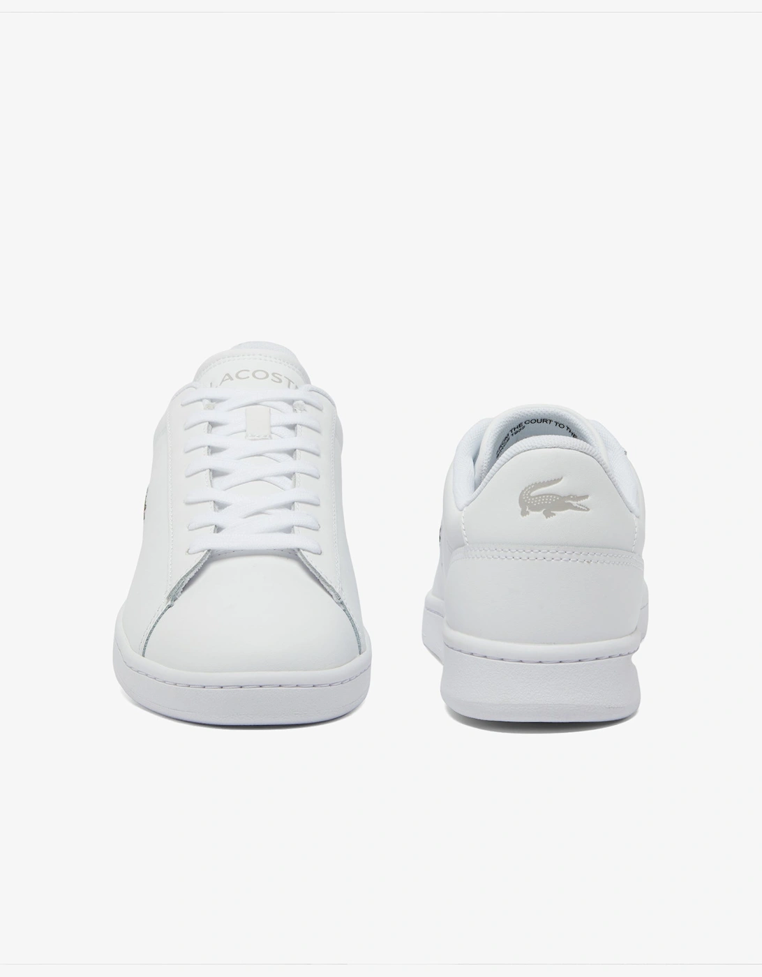 Lacoste Carnaby Set Mens Court Trainers - White/White 21G