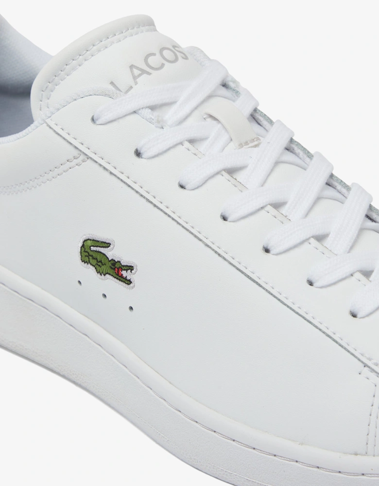 Lacoste Carnaby Leather Mens Trainers - White/Navy 042