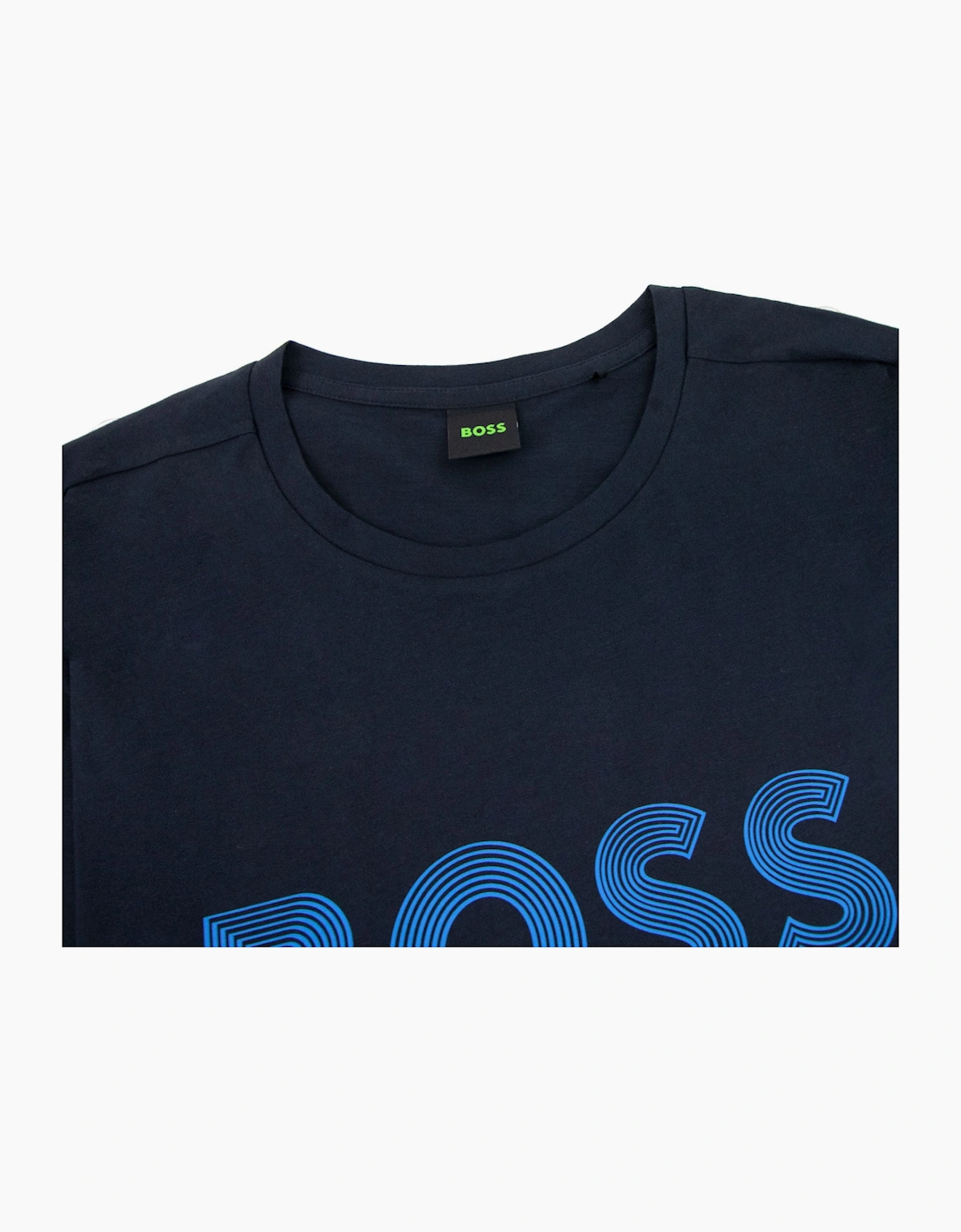 Hugo Boss Tee 6 Logo T Shirt Dark Blue 402