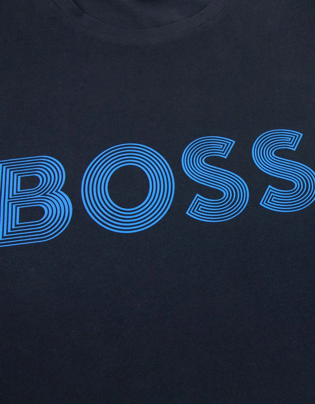 Hugo Boss Tee 6 Logo T Shirt Dark Blue 402