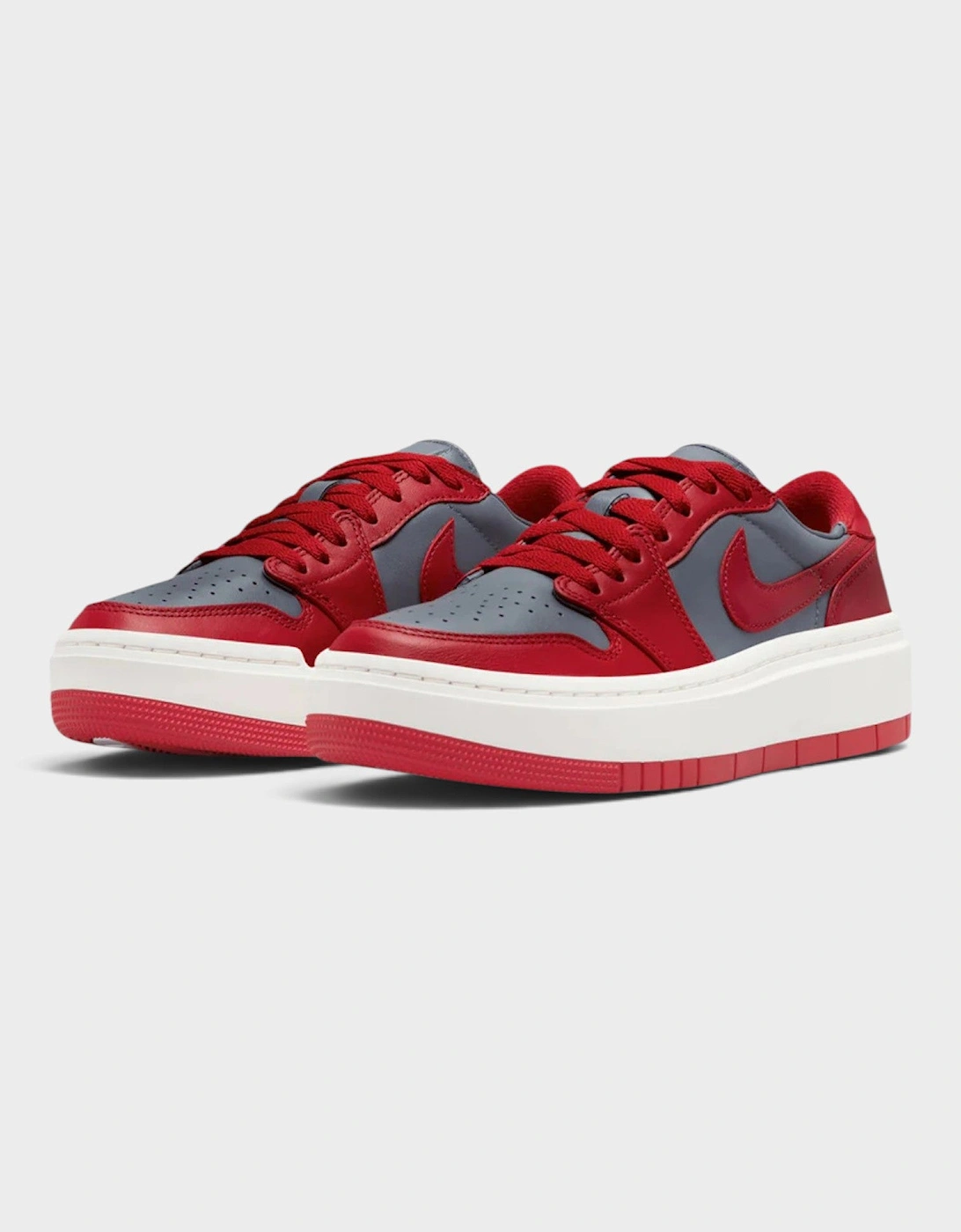 Elevate Low Red Dark Grey