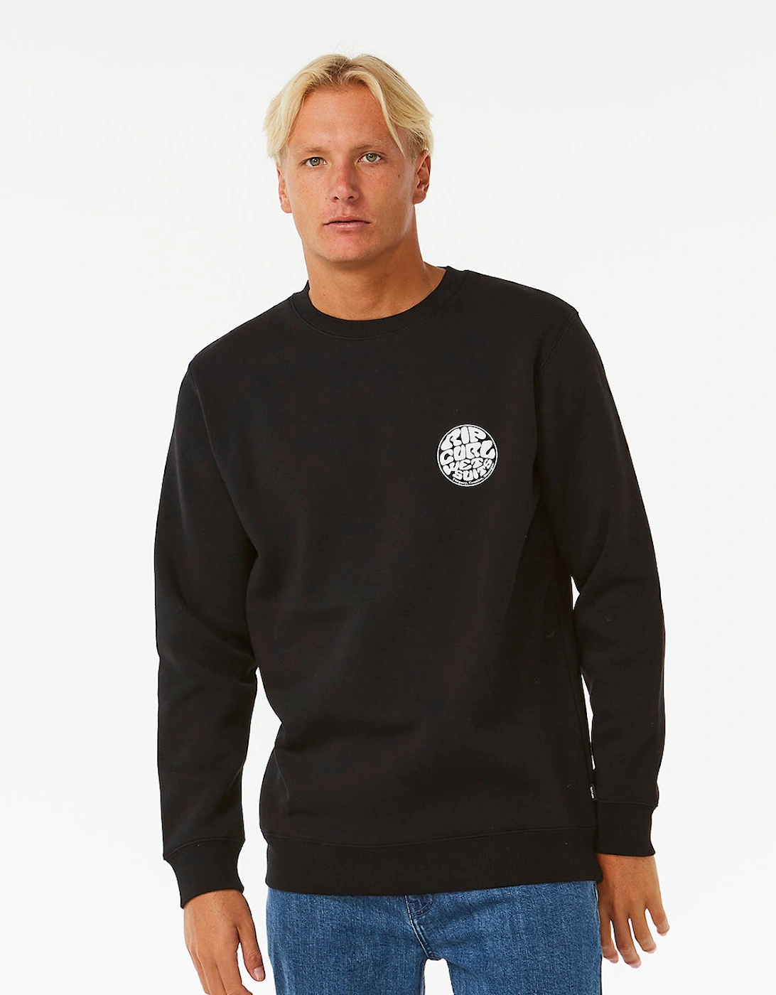 Rip Curl Mens Wetsuit Icon Crew Neck Sweatshirt, 2 of 1
