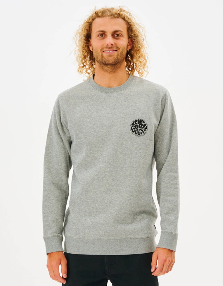 Rip Curl Mens Wetsuit Icon Crew Neck Sweatshirt