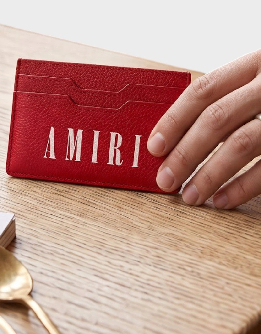 Logo Card Holder Red
