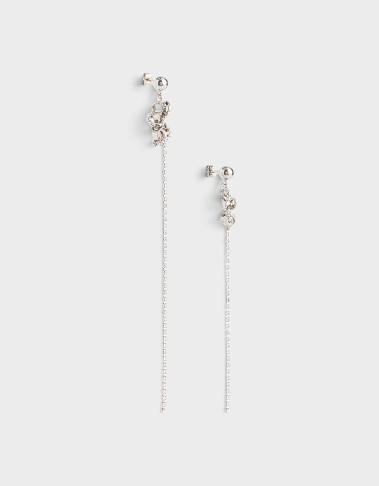 Mia Palladium-Plated Brass Earrings