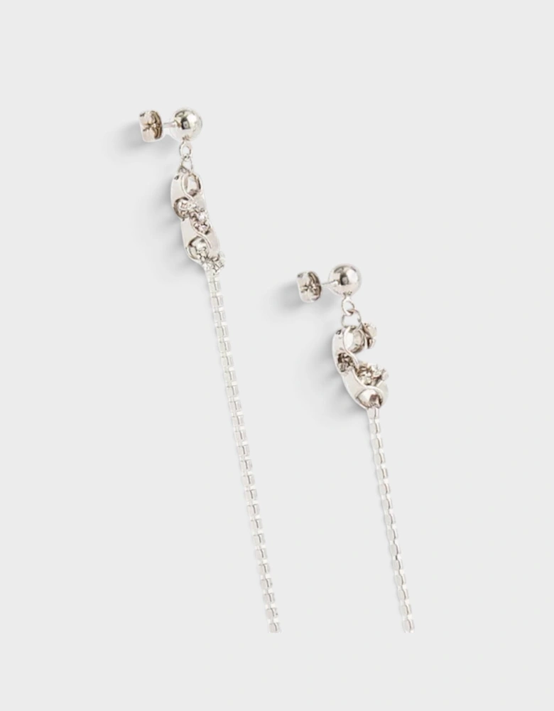 Mia Palladium-Plated Brass Earrings