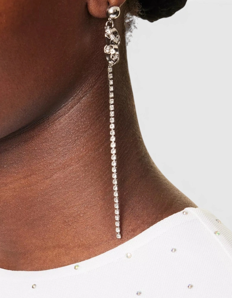 Mia Palladium-Plated Brass Earrings