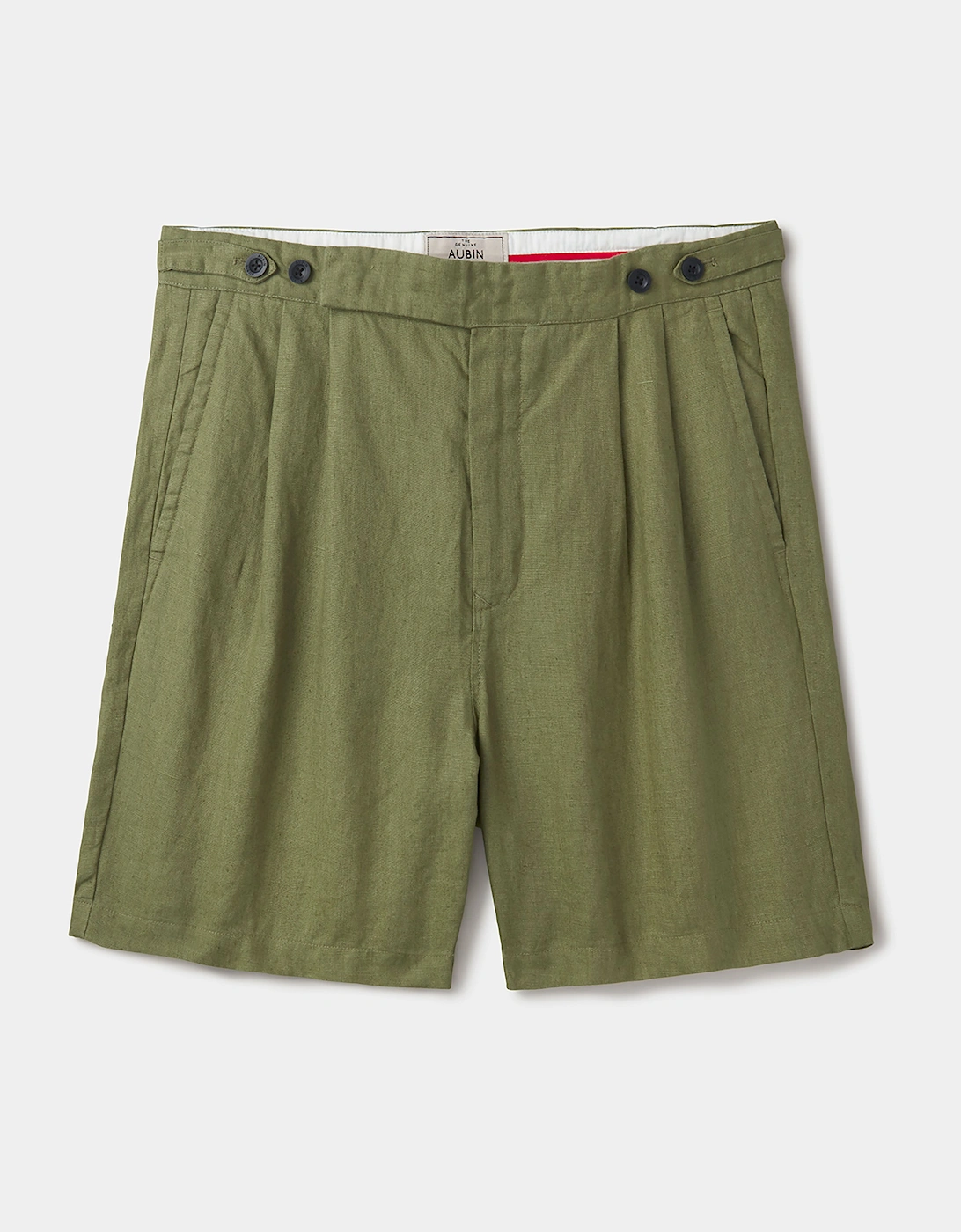 Lind Double Pleat Linen Short, 2 of 1