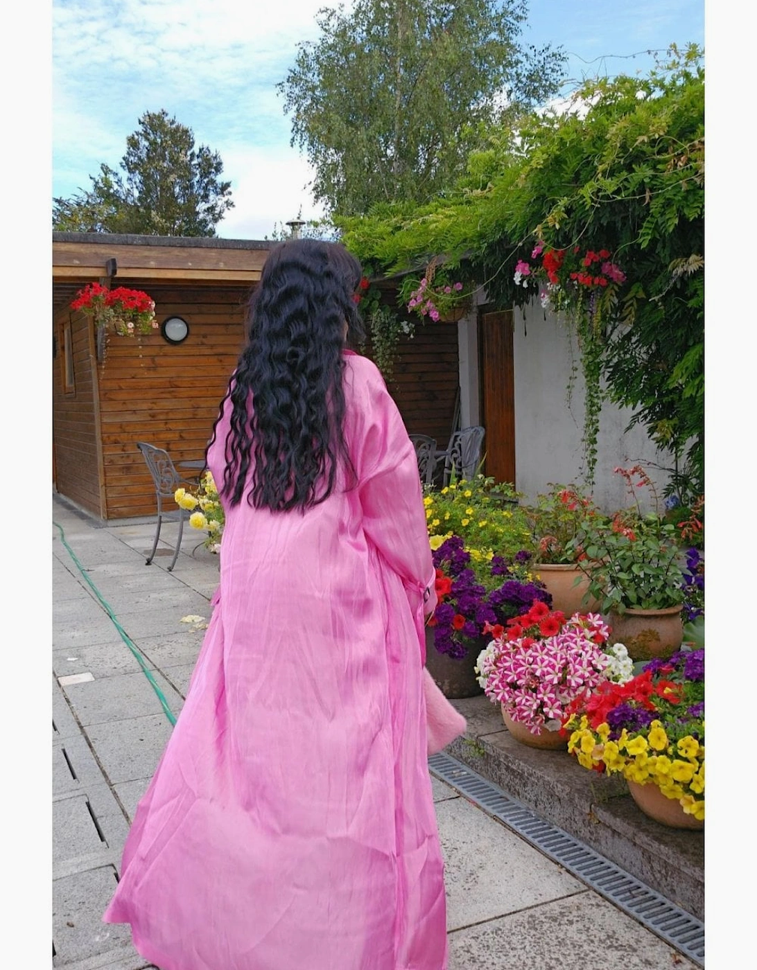 Pink Eco Bamboo Lyocell Trench Coat