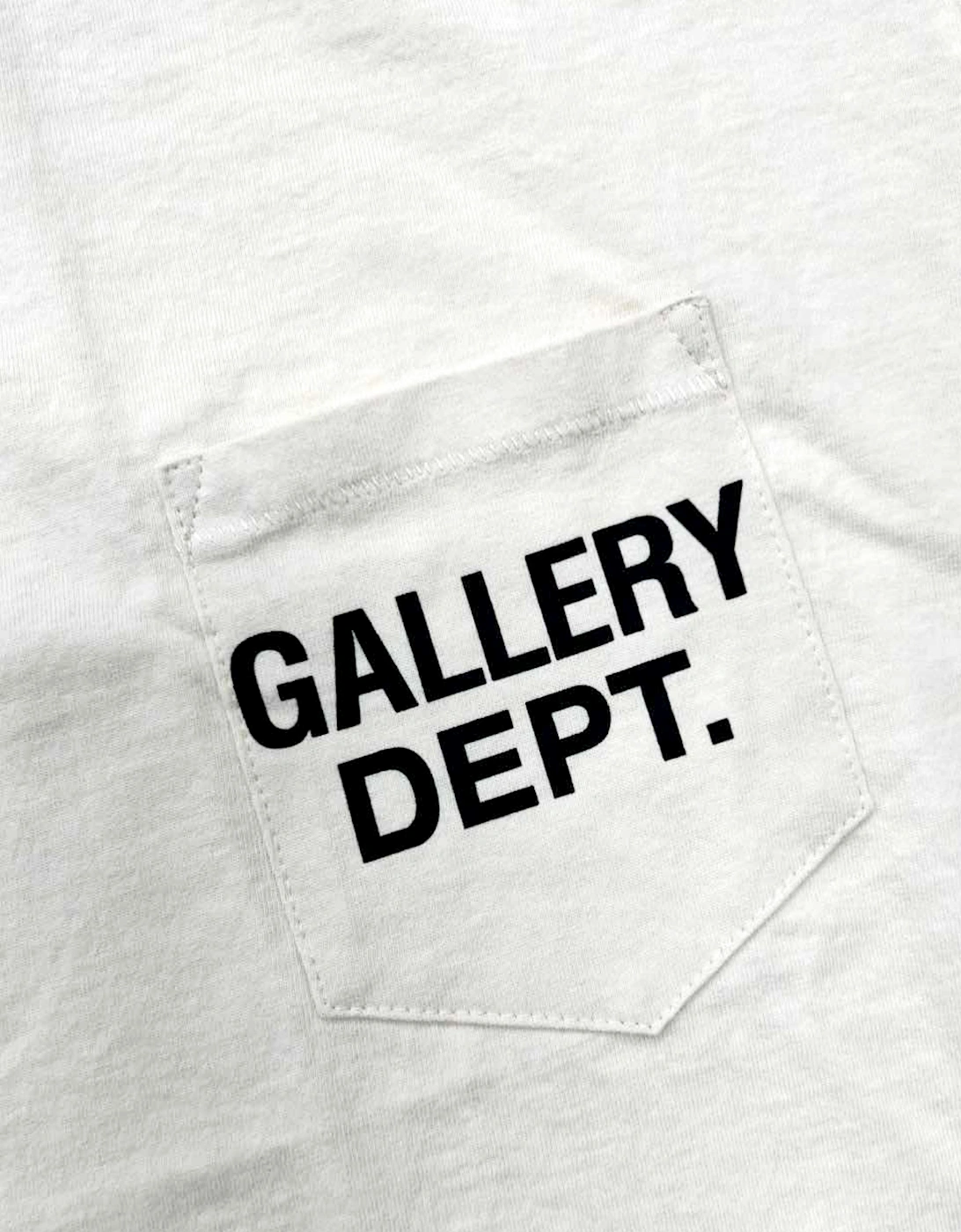 GALLERY DEPT. POCKET LOGO TEE WHITE