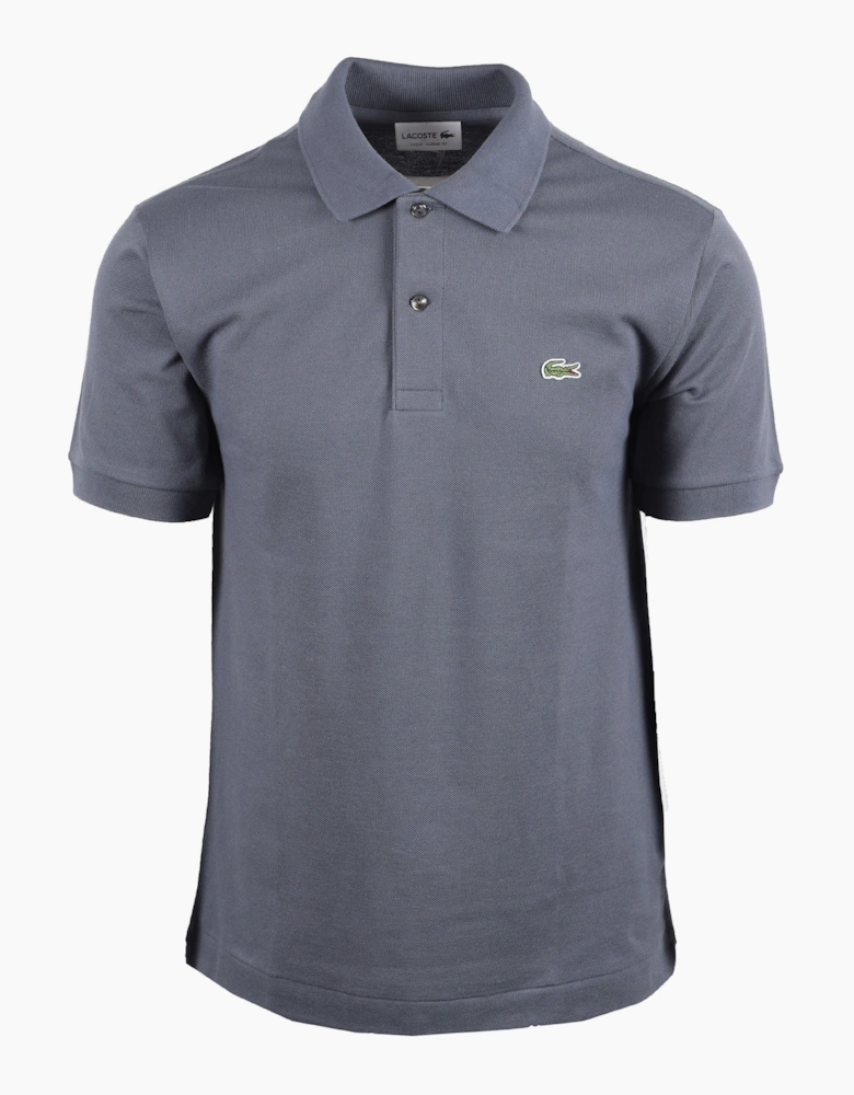 Lacoste L.12.12 Pique Cotton Polo Shirt GREY