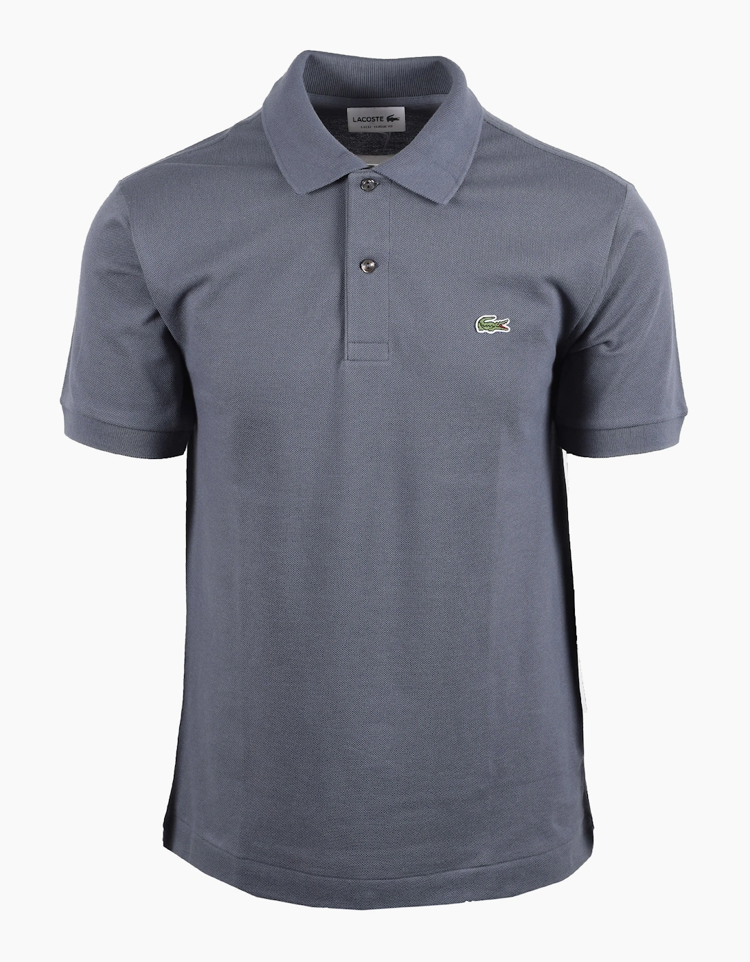 Lacoste L.12.12 Pique Cotton Polo Shirt GREY, 4 of 3