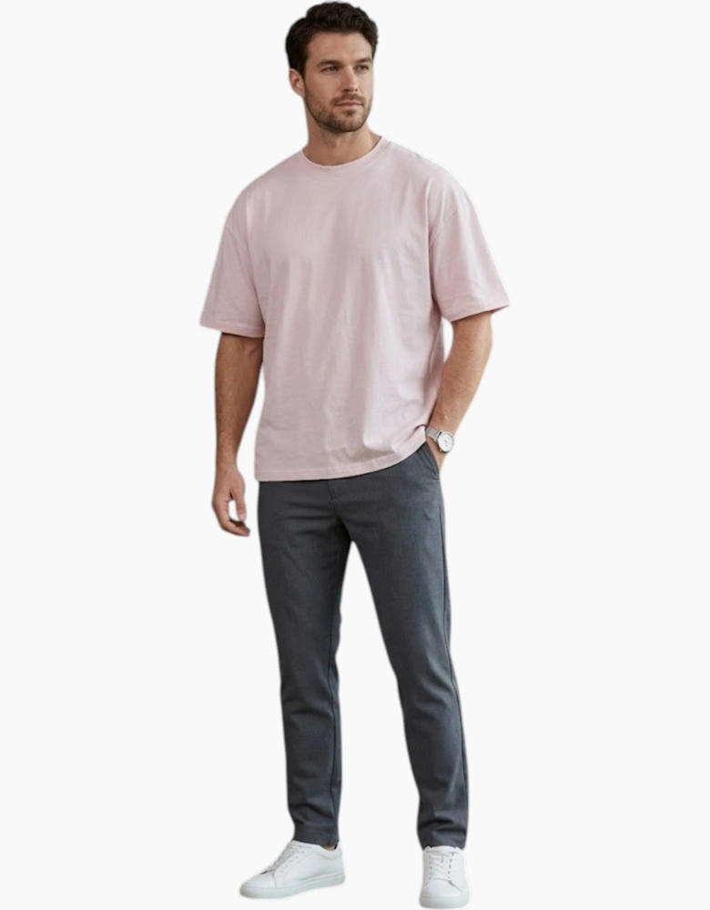 No Boundaries Mens T Shirts Oversized Drop Shoulder Top