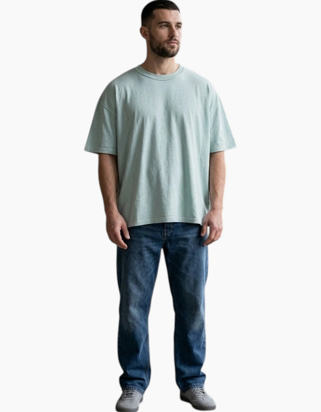 No Boundaries Mens T Shirts Oversized Drop Shoulder Top, 3 of 2