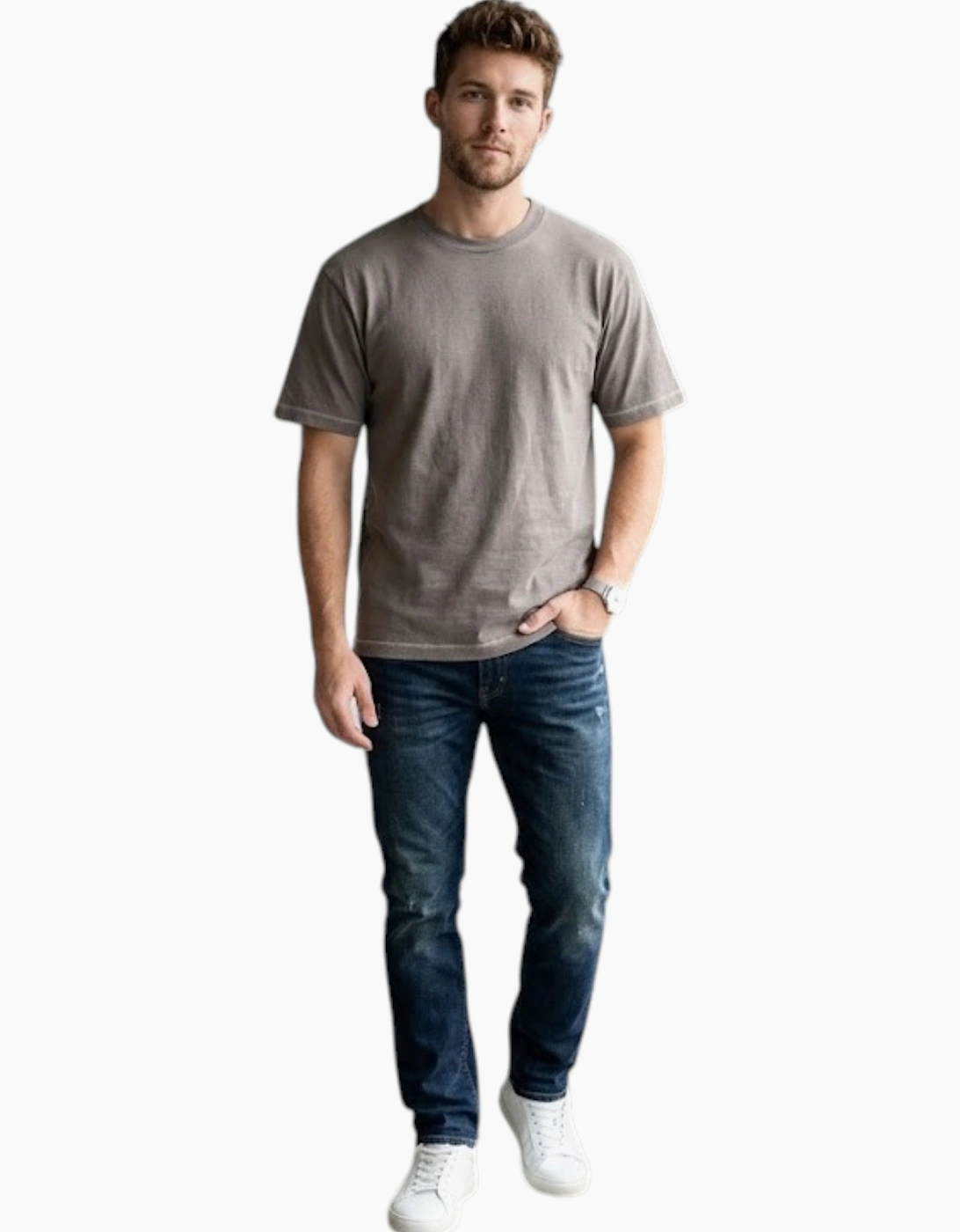 No Boundaries Mens T Shirts Oversized Drop Shoulder Top, 3 of 2