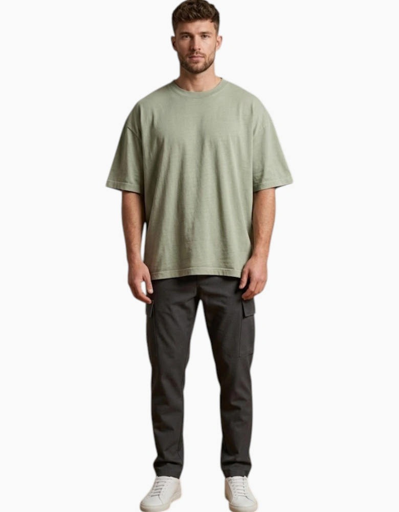 No Boundaries Mens T Shirts Oversized Drop Shoulder Top