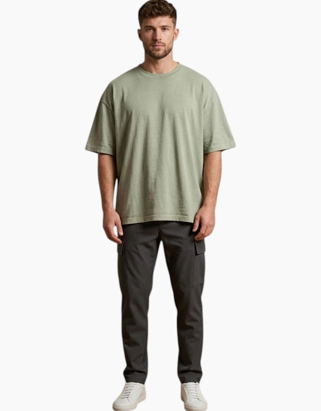 No Boundaries Mens T Shirts Oversized Drop Shoulder Top, 3 of 2