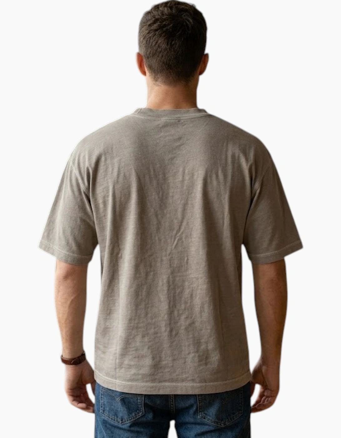 No Boundaries Mens T Shirts Oversized Drop Shoulder Top