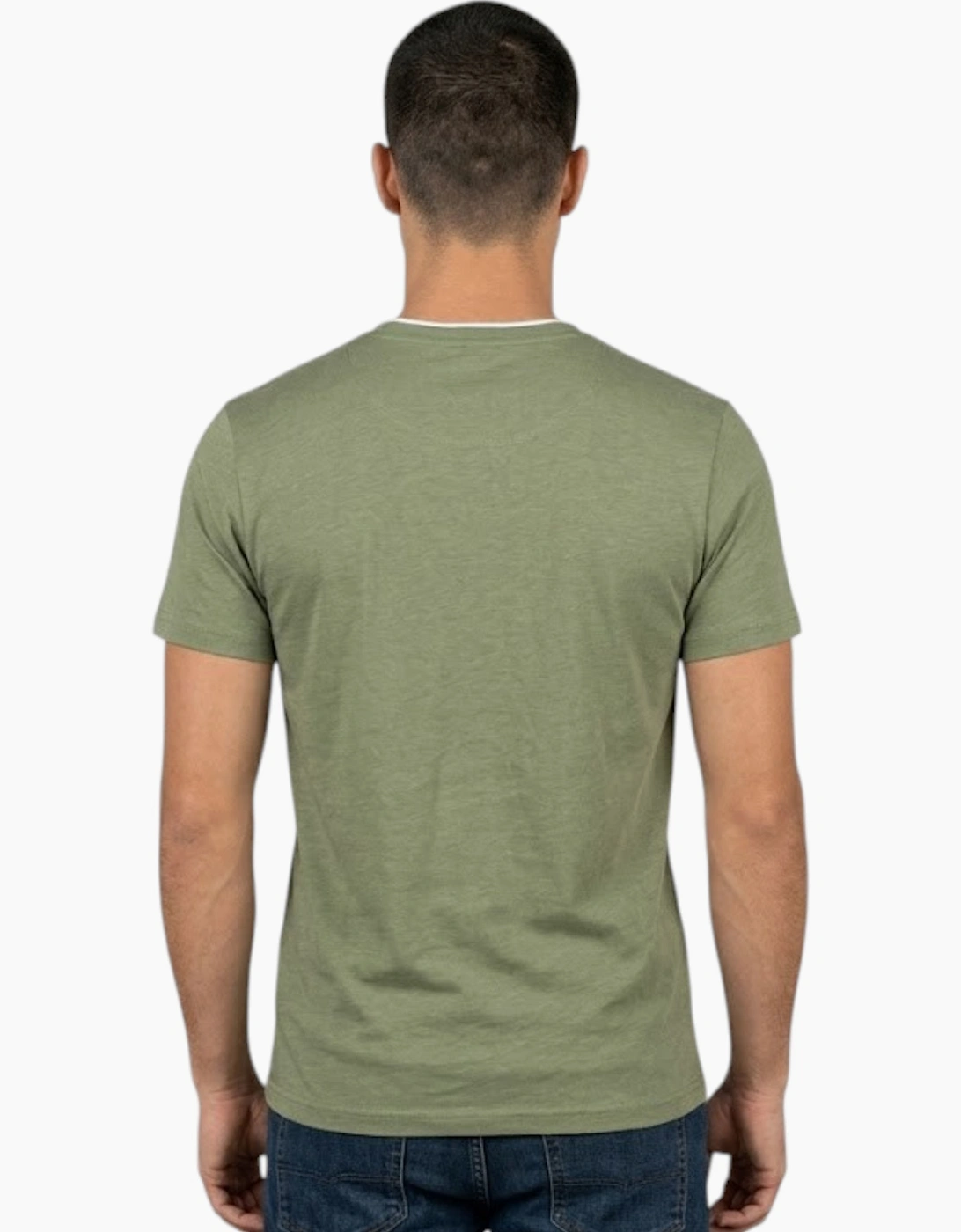 Fisherfield Mens T Shirts Layered Collar Top