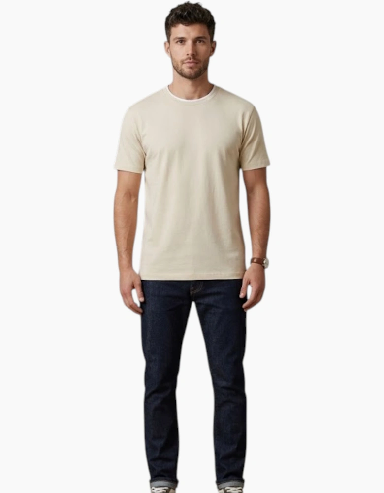 Fisherfield Mens T Shirts Layered Collar Top