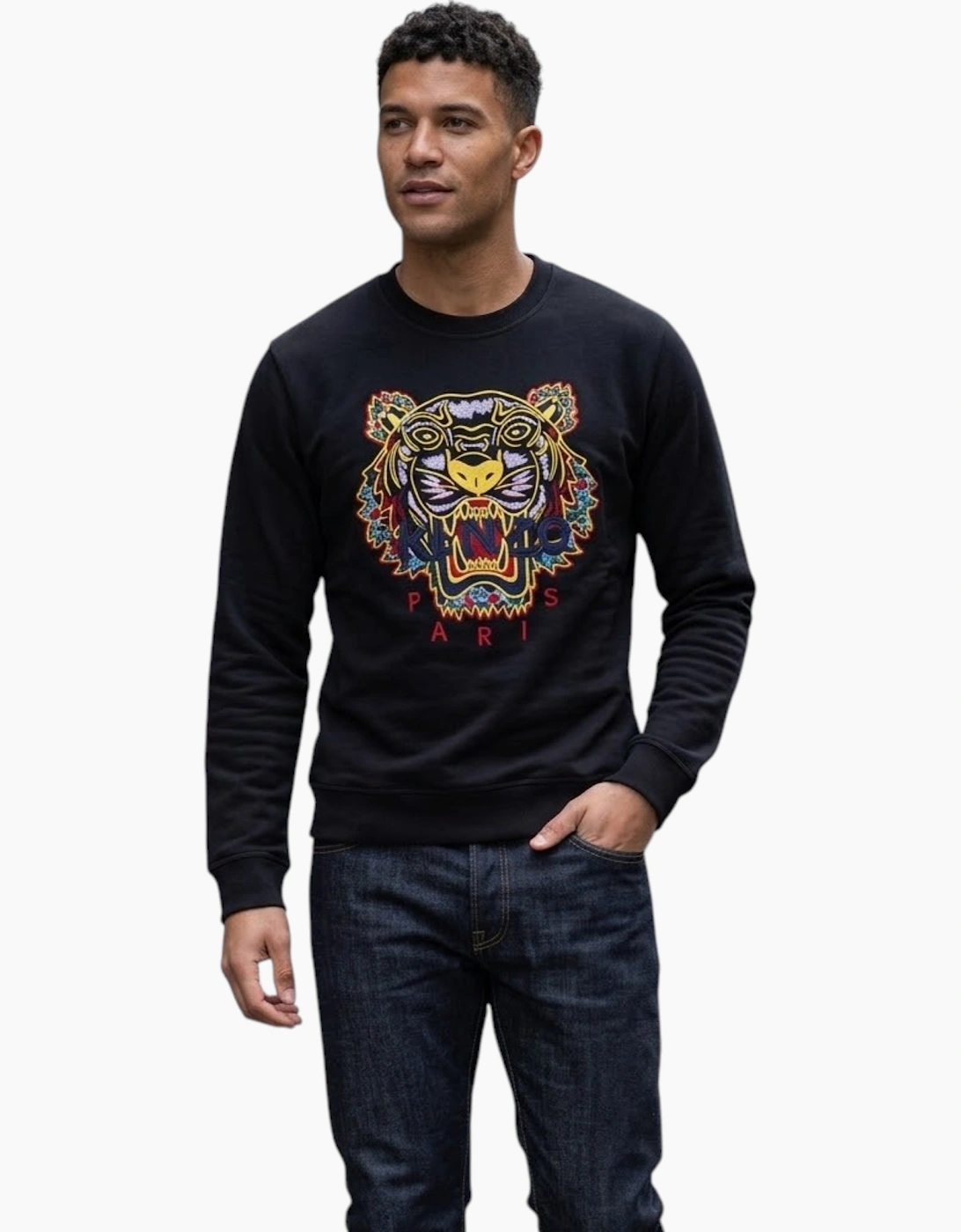 KENZO SWEAT Mens Sweatshirts Crew Neck Long Sleeve Pullover Winter Casual Jumper, 6 of 5