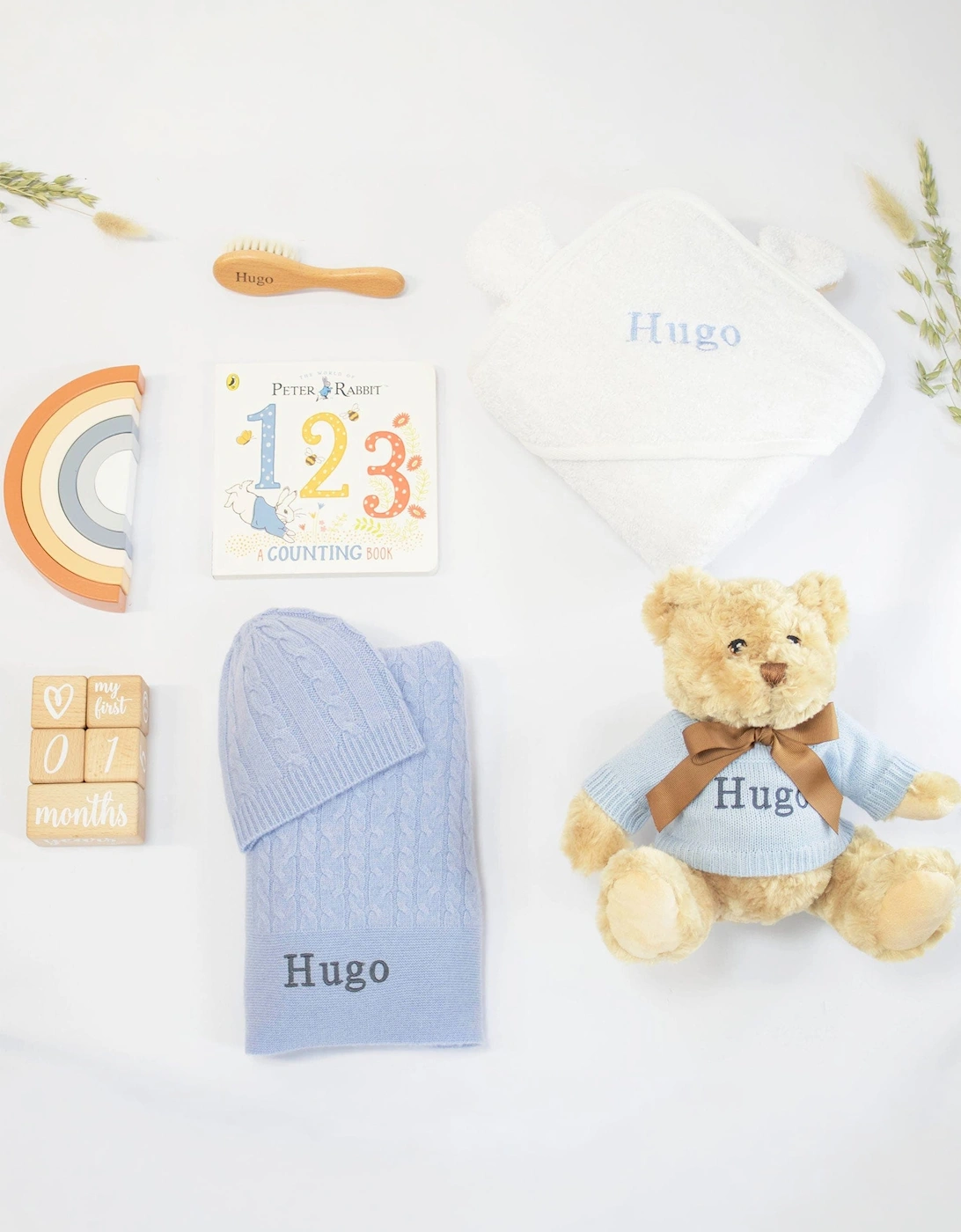 Ultimate Luxury Cashmere Gift Set in Cornflower Blue