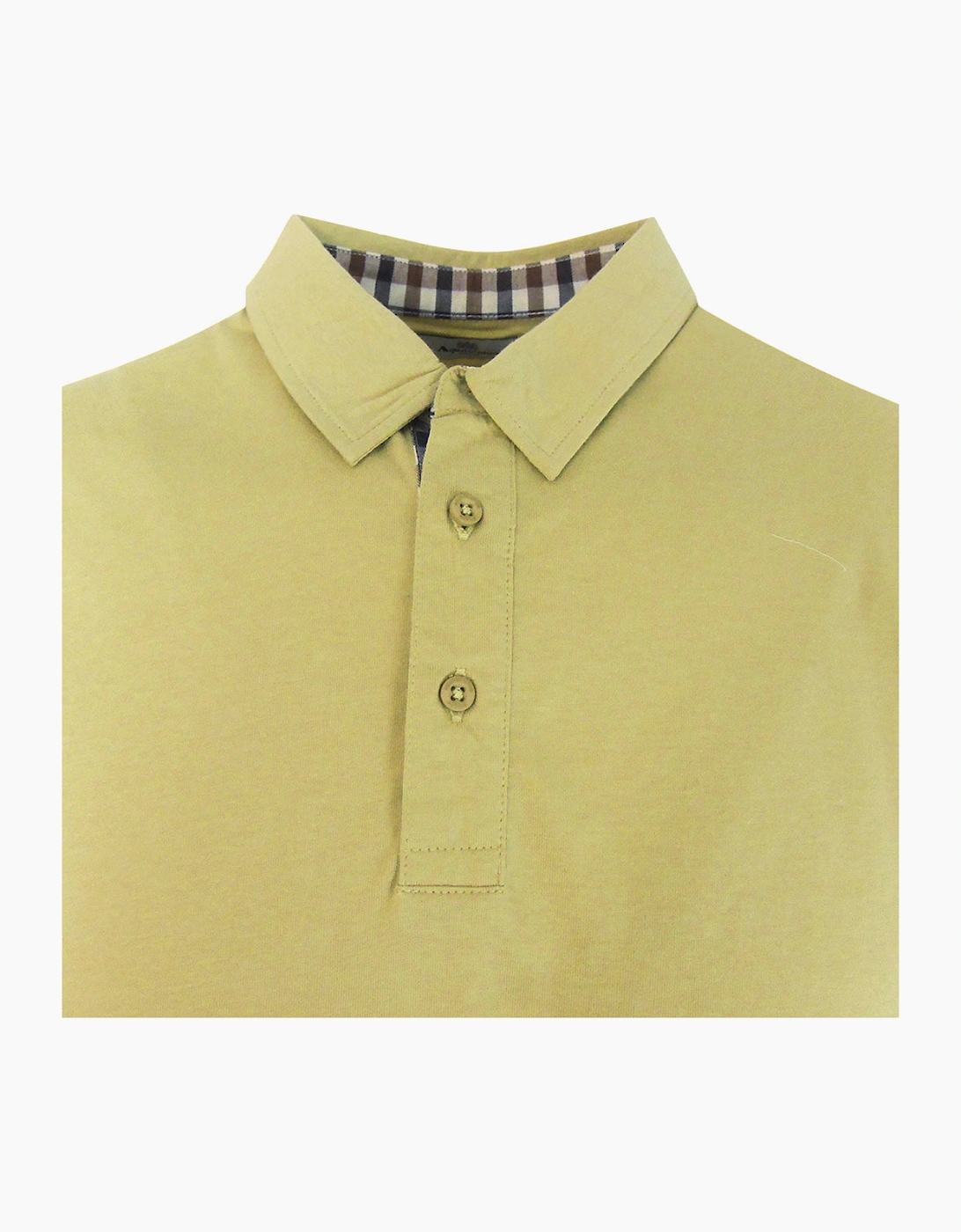 Aquascutum Active Iconic Basic Beige Polo Shirt