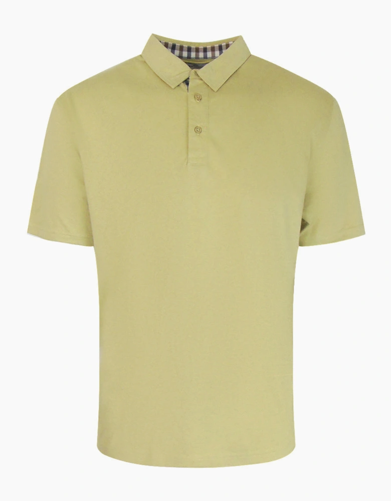 Aquascutum Active Iconic Basic Beige Polo Shirt