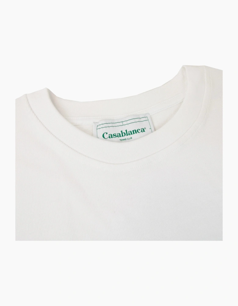 3D Printed Oversized T-Shirt Casa Racing White