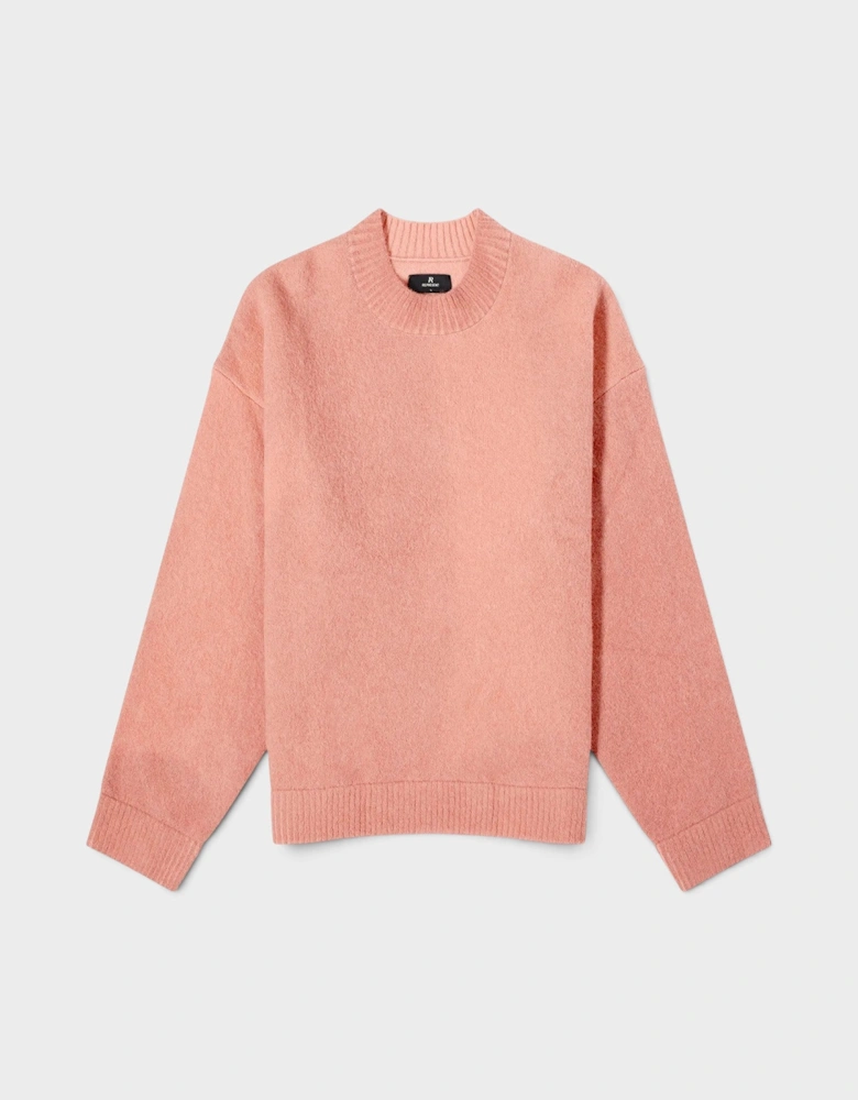 Sprayed Horizons Wool Sweater Sunrise Pink