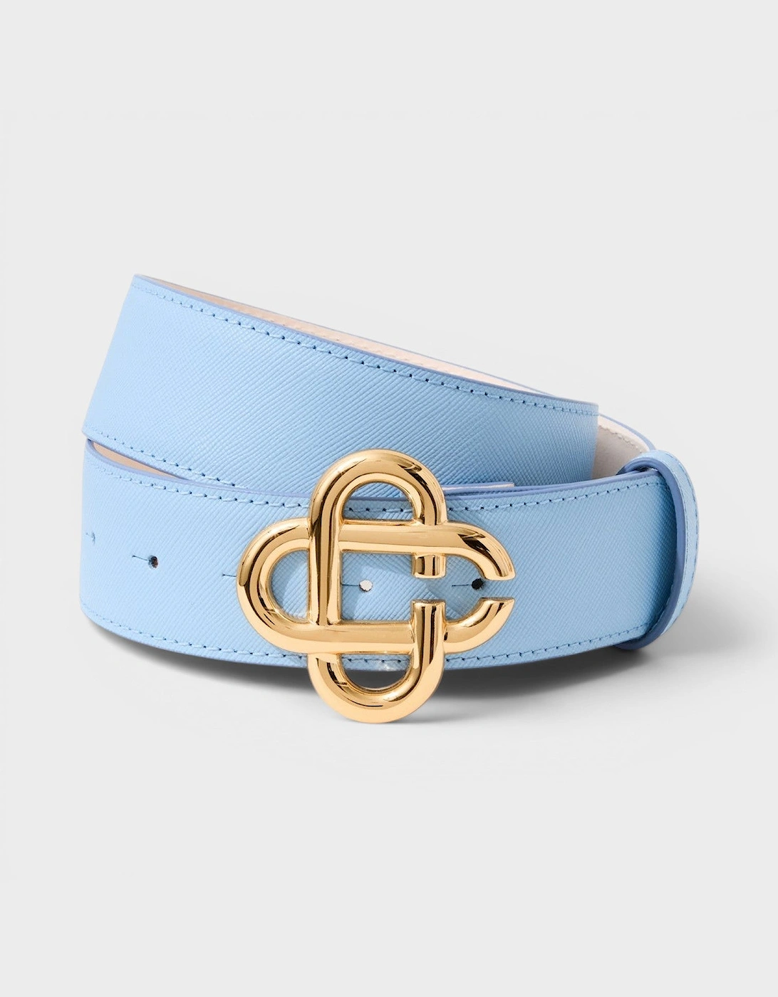 CC Logo Buckle Belt Light Blue