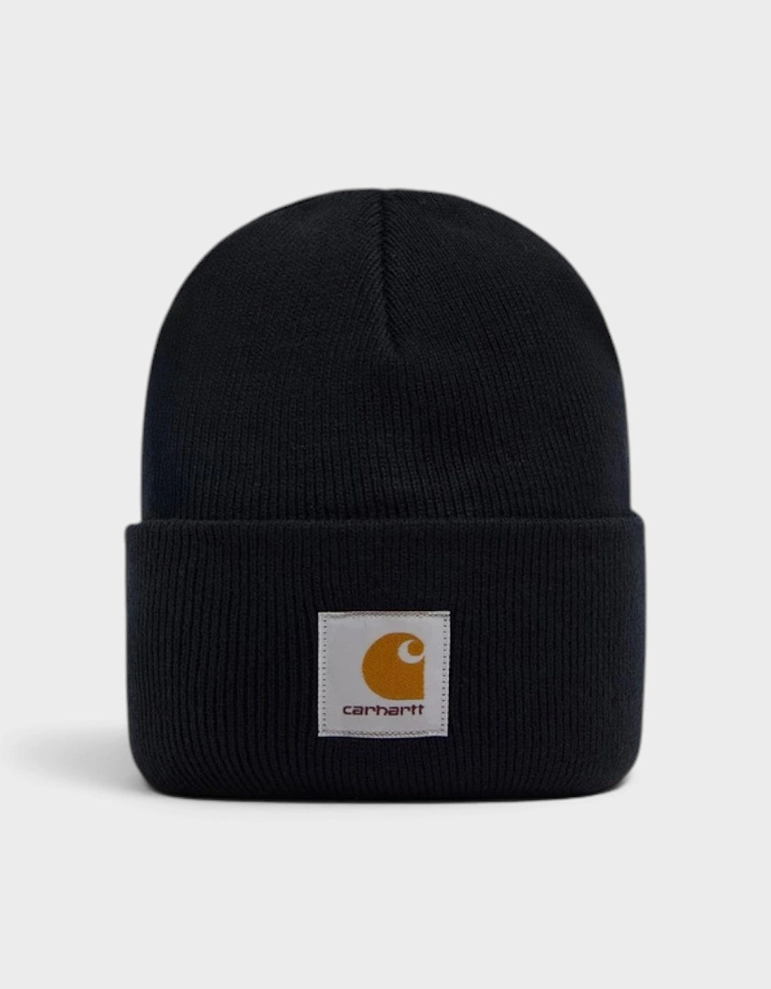WIP Logo Watch Beanie Hat Deep Night Black, 3 of 2