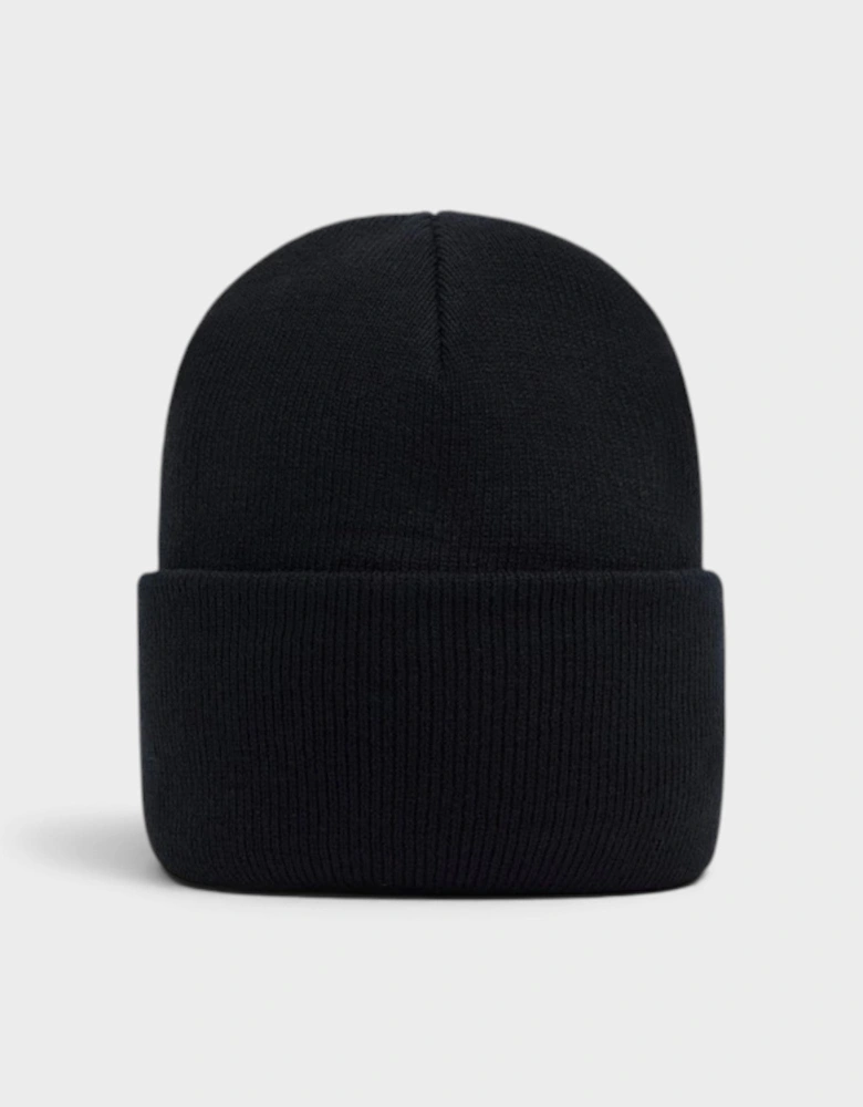 WIP Logo Watch Beanie Hat Deep Night Black
