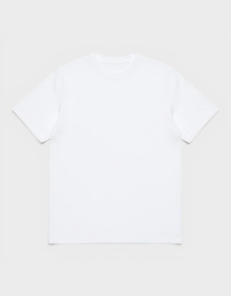 Afro Cubism Tennis Club Printed T-Shirt White