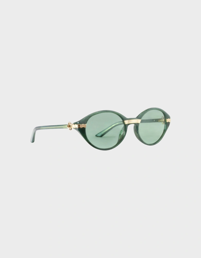 Cannes Sunglasses Green Gold
