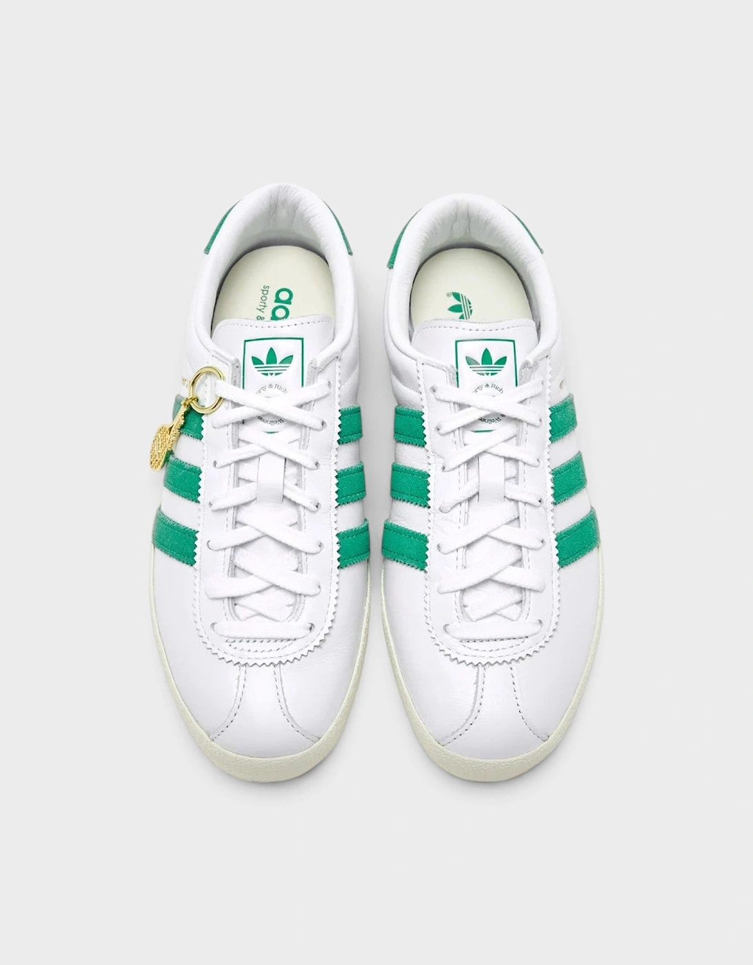 Adidas Blanc Sneakers White Green