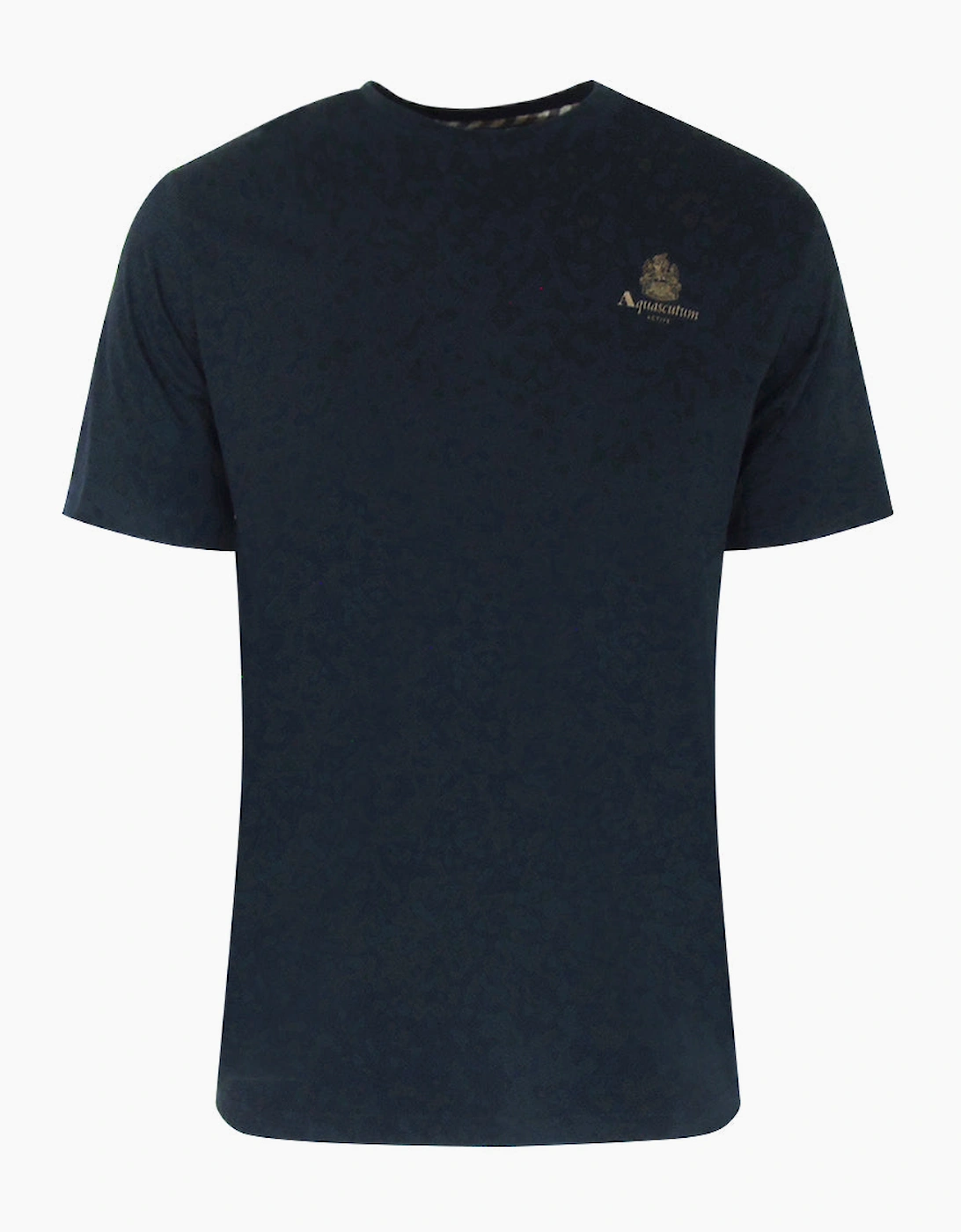 Aquascutum Active Small Logo Navy Blue T-Shirt, 4 of 3